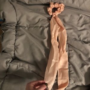 Pink scrunchie